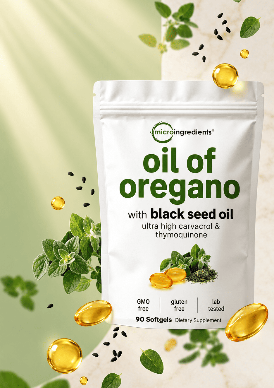 Oil of Oregano Alta Concentración - Aceite de Orégano con Semilla Negra